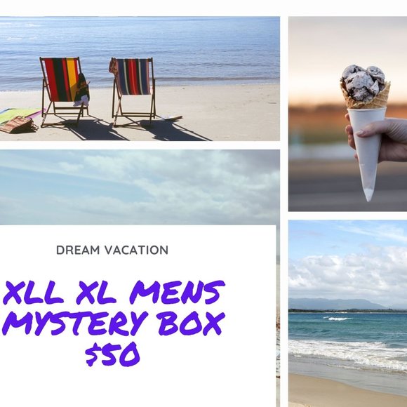 XLL XL MENS VACATION MYSTERY BOX - Picture 1 of 1